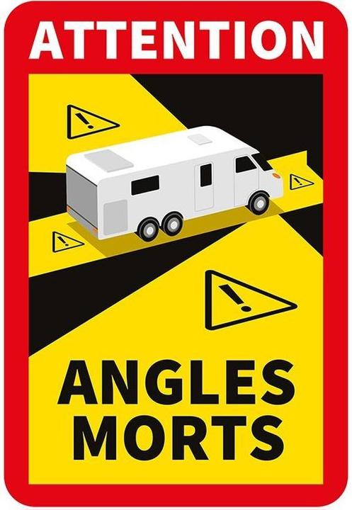 Image du produit ProPlus Autocollant "Attention Angles Morts!" Camping-car