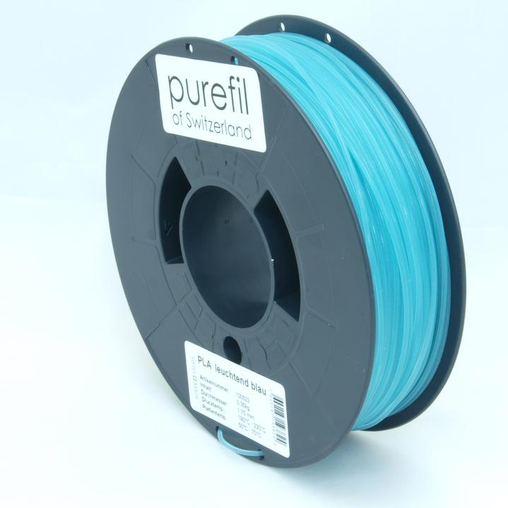 Actual product image Purefil Filament (PLA, 1.75 mm, 350 g, Blue)