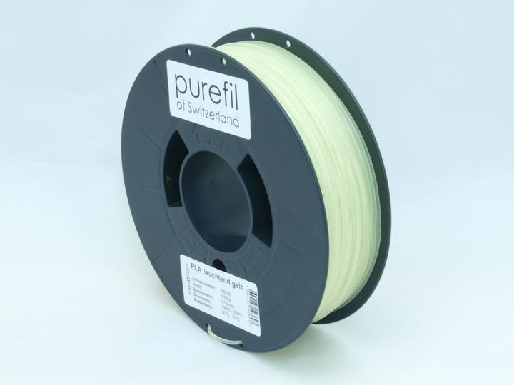 Actual product image Purefil Filament (PLA, 1.75 mm, 350 g, Yellow)