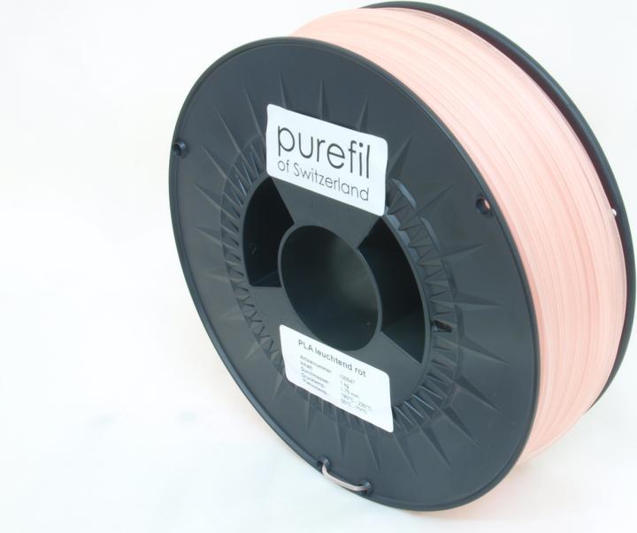 Actual product image Purefil Filament (PLA, 1.75 mm, 1000 g, Red)