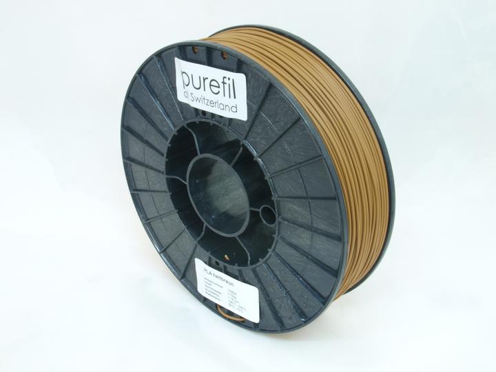 Actual product image Purefil Filament (PLA, 1.75 mm, 750 g, Brown)