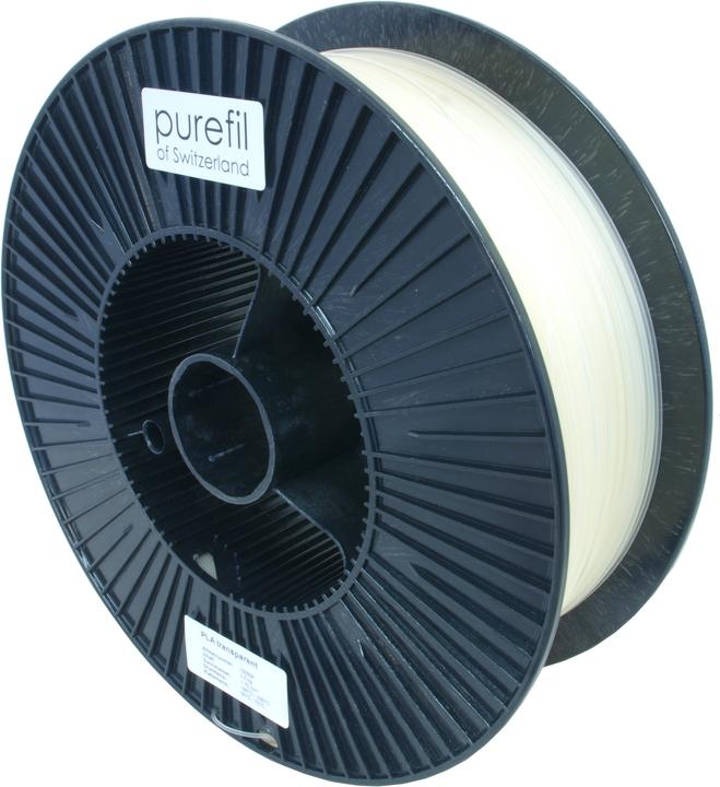 Actual product image Purefil Filament (PLA, 1.75 mm, 2500 g, Transparent)