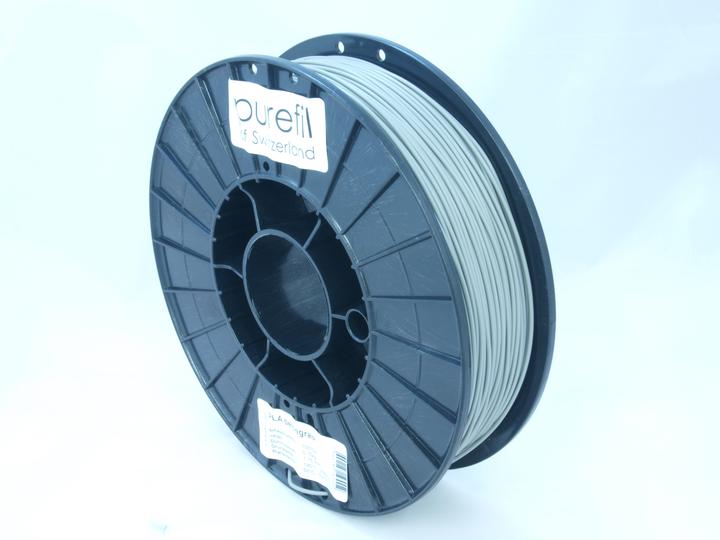 Actual product image Purefil Filament (PLA, 1.75 mm, 750 g, Grey)