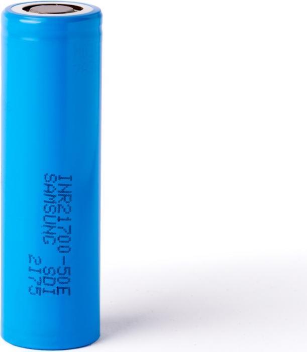 Actual product image Samsung Battery INR21700 50E max. 15A (1 pcs., 21700, 5000 mAh)