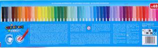 Actual product image Maped Felt tip pens OCEAN, medium, assorted colours, box of 48 pieces (Multicoloured, 48 x)