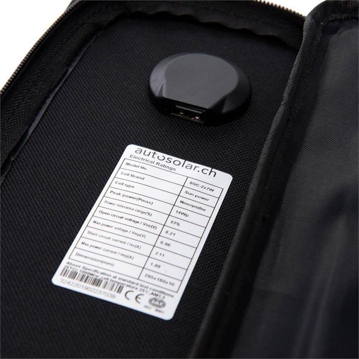 Actual product image Autosolar Solar panel (14 W, 0.33 kg)