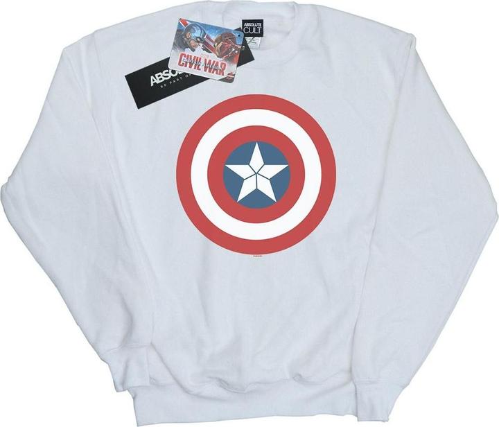 Captain America Civil War Shield Sweatshirt Jungen
