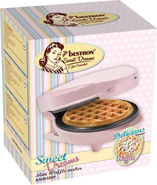 Actual product image Bestron Mini Waffle Maker