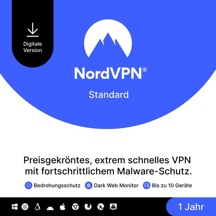 NordVPN Standard (6 User, 12 months)
