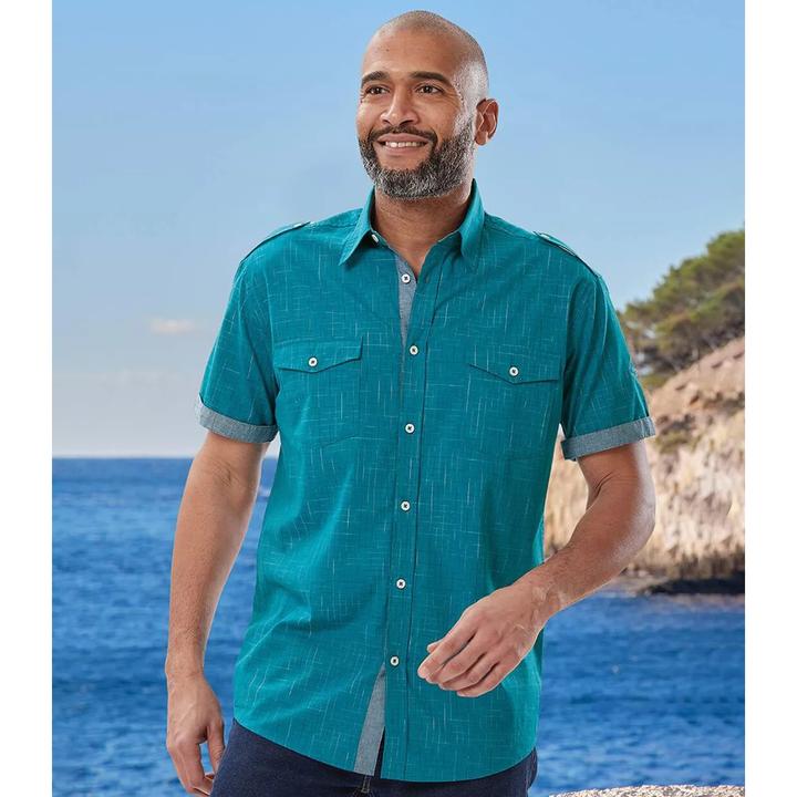 Actual product image Atlas For Men Poplin pilot shirt (5XL)