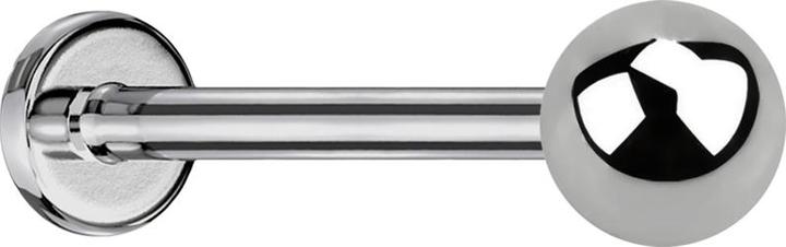 Immagine prodotto Star Piercing Micro Labret argento con pallina (Titanio G23)