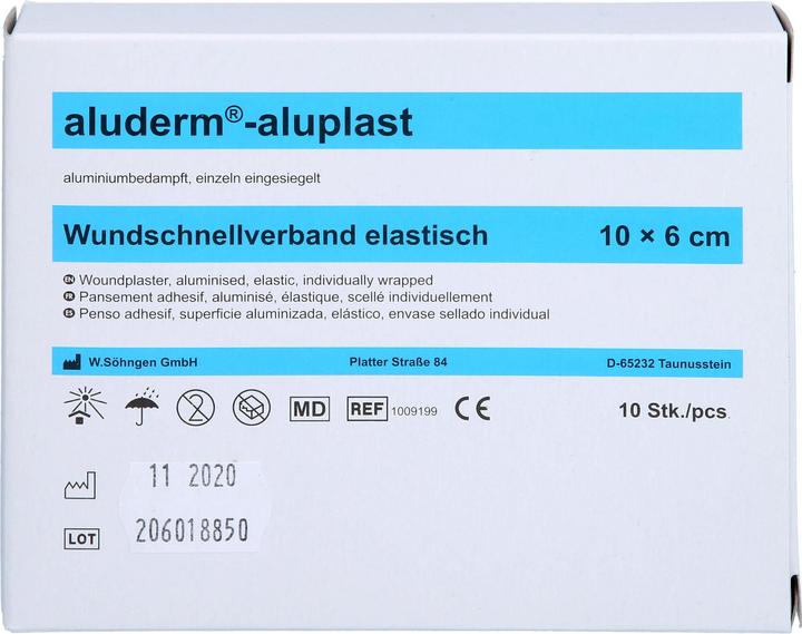 Produktbild Aluderm aluplast elastisch 1 m x 6 cm Wundauflage, 1 St. Pflaster (1 x)