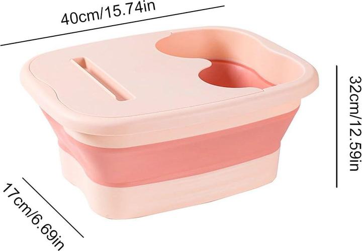 Produktbild König Design Faltbare Fussbadewanne Fussmassage Fussmassagegerät Fussbad Spa Pediküre 21 Liter