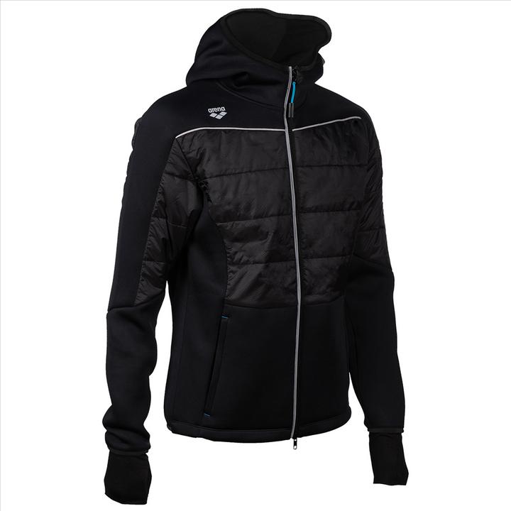 Arena Team Hooded F/Z Half-Quilted Jacket