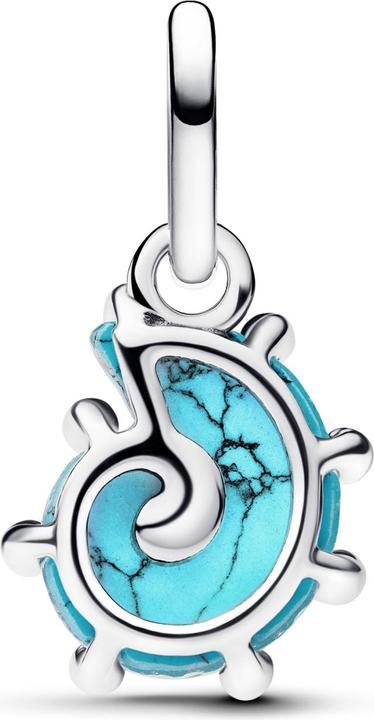Produktbild Pandora Blauer Meeresschnecken-Anhänger aus Muranoglas (Murano Glas, Zirkoniasteine)