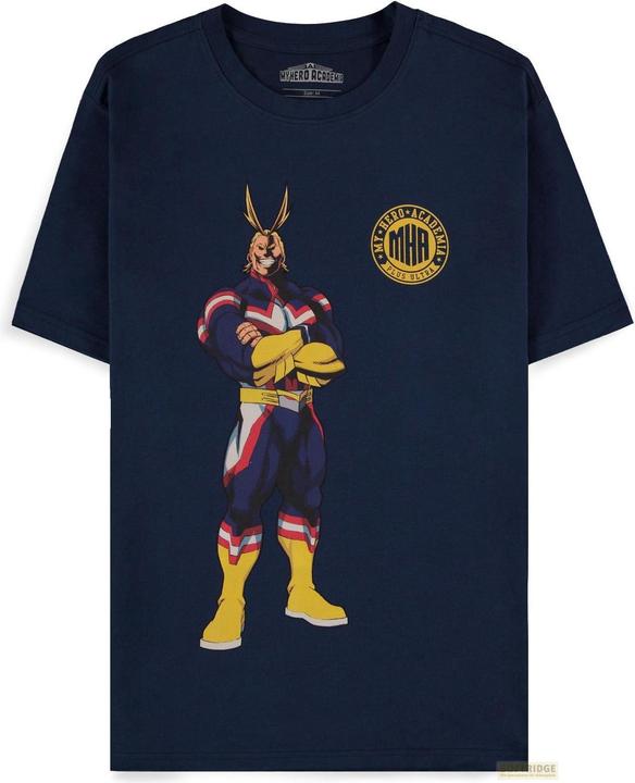 Difuzed MY HERO ACADEMIA - Navy All Might Quote - T-shirt Homme (S) (S)