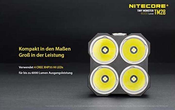 Actual product image Nitecore TM28 - 6000 lumen (14.20 cm, 6000 lm)