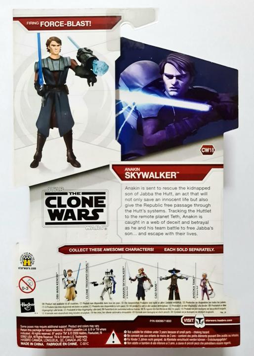 Produktbild Hasbro Star Wars The Clone Wars Actionfigur 2009 CW18 Anakin Skywalker