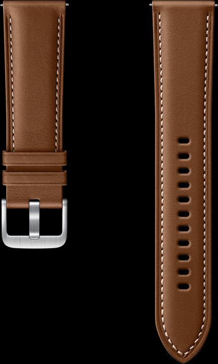 Actual product image Samsung Stitch Leather Band (45 mm, Genuine leather, Galaxy Watch 3)