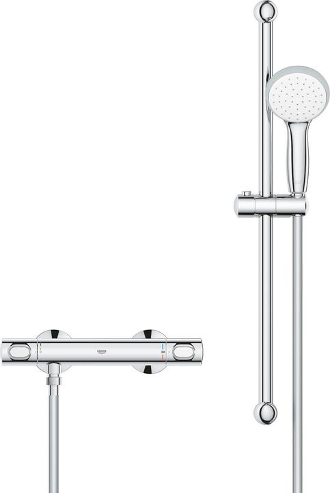 Produktbild Grohe Badewannenarmatur mit Thermostat Precision Flow chrom 34800000