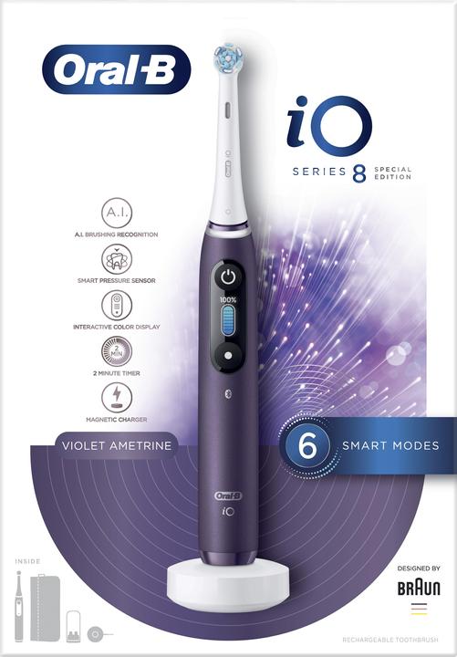 Image du produit Oral-B iO Series 8 Édition spéciale Violet Ametrine (Brosse à dents oscillo-rotative)