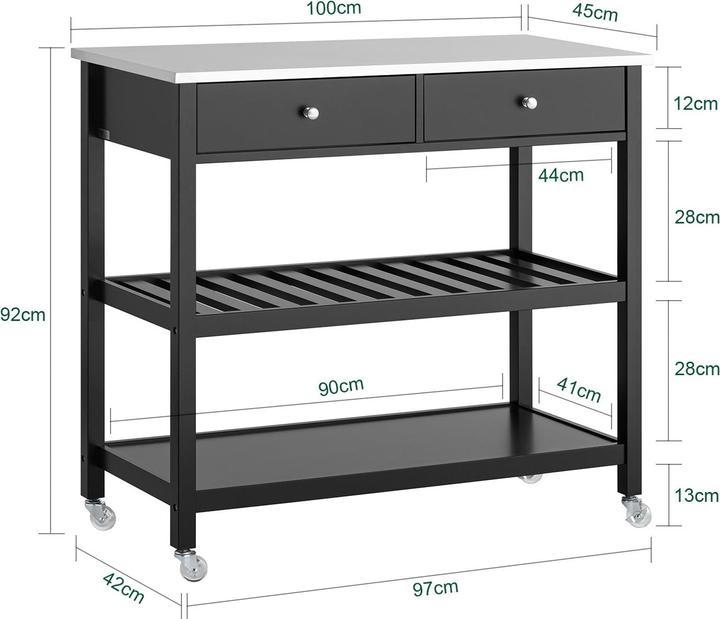 Actual product image SoBuy Kitchen trolley