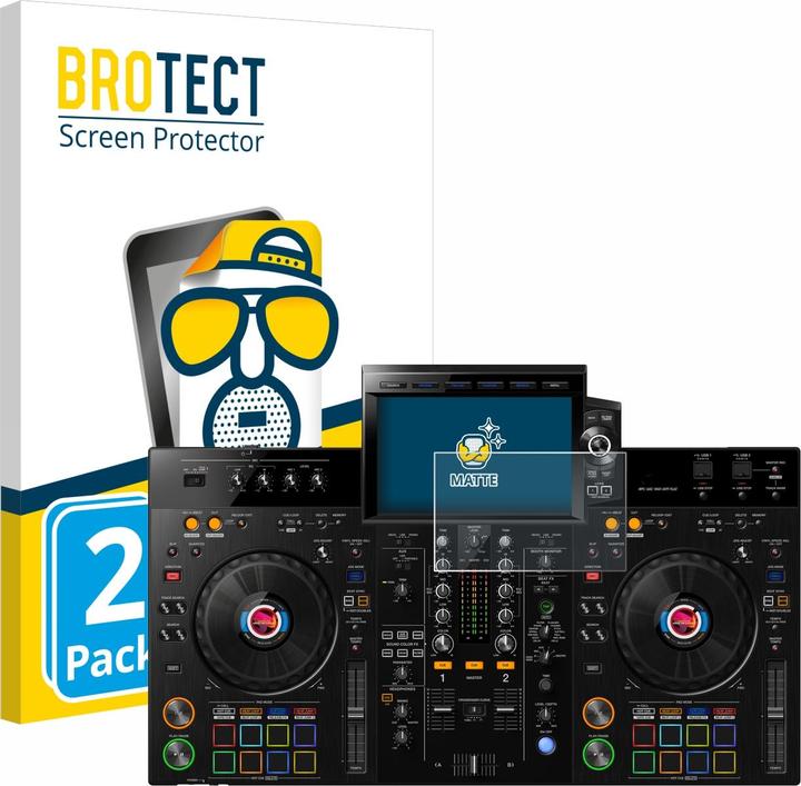Actual product image BROTECT Anti-glare screen protector matt (2 Piece, XDJ-RX3)