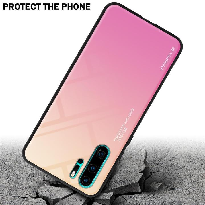 Actual product image Cadorabo TPU 2 colors glass cover (Huawei P30 Pro)