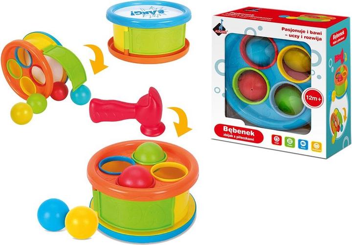 Produktbild Askato Trommel - Völkerball mit Bällen