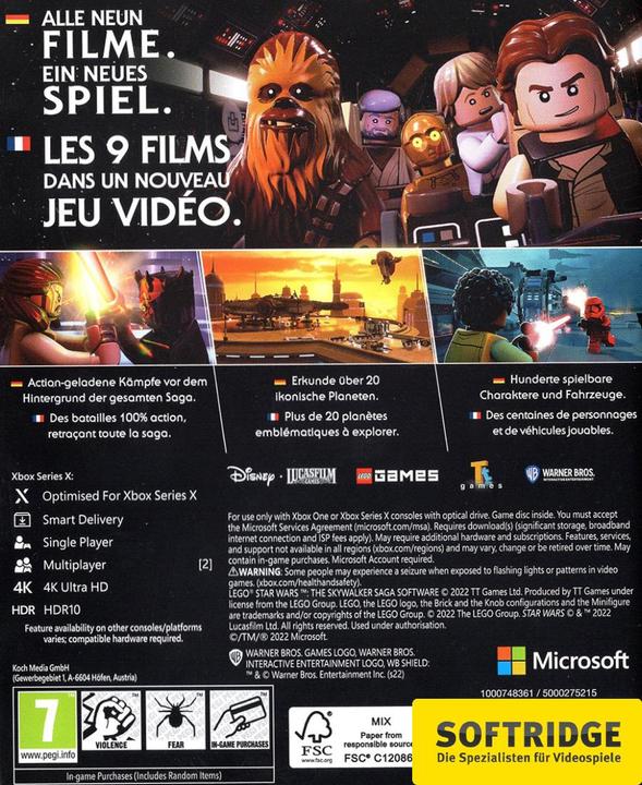 Actual product image WB Lego Star Wars: The Skywalker Saga (Xbox One S, DE)