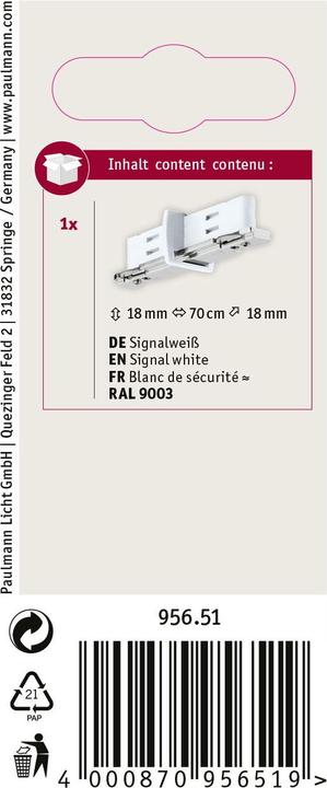 Image du produit Paulmann Coupe-circuit URail