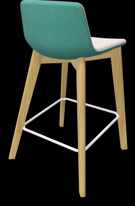 Beige, Mint, White, Ash natural light grey stained