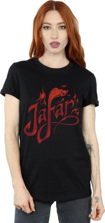 Immagine prodotto Disney Aladdin Movie Jafar Flames Logo Maglietta Ampia Donna (4XL)