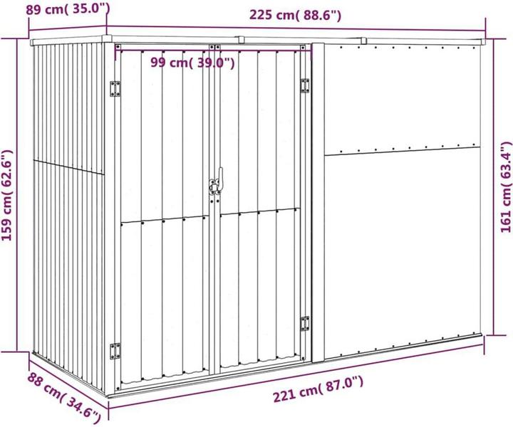 Actual product image VidaXL Skyla