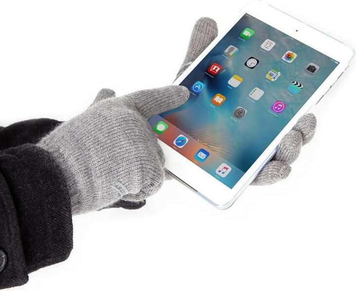 Actual product image Moshi Digits Touchscreen Gloves - Light Gray (S) (S, M)