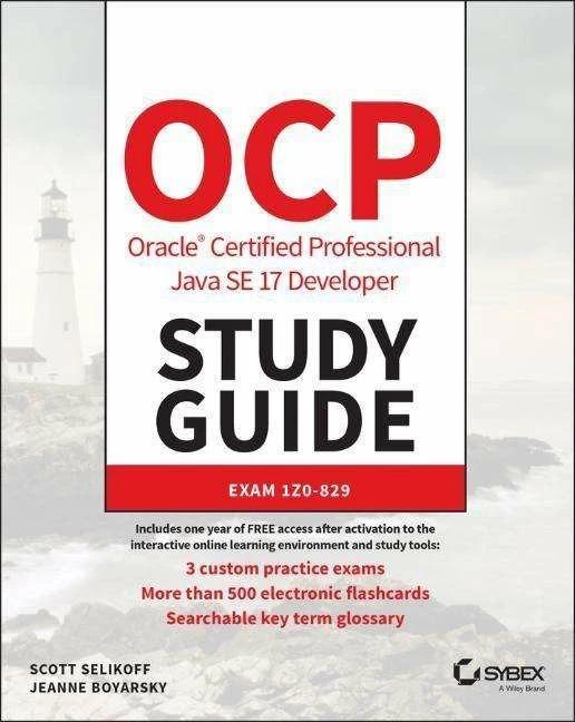 Immagine prodotto OCP Oracle Certified Professional Java SE 17 Developer Study Guide (Inglese, Jeanne Boyarsky, Scott Selikoff, 2022)