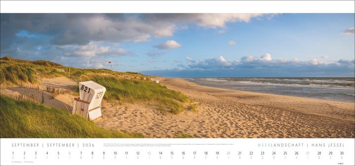 Actual product image Meerlandschaft Kalender 2026 - Hans Jessel (Hardcover, German)