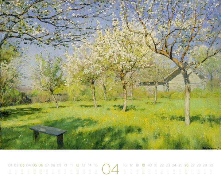 Produktbild Die Kunst der Stille Kalender 2026 (54 x 48 cm, Harter Einband, Französisch, Deutsch, Englisch)