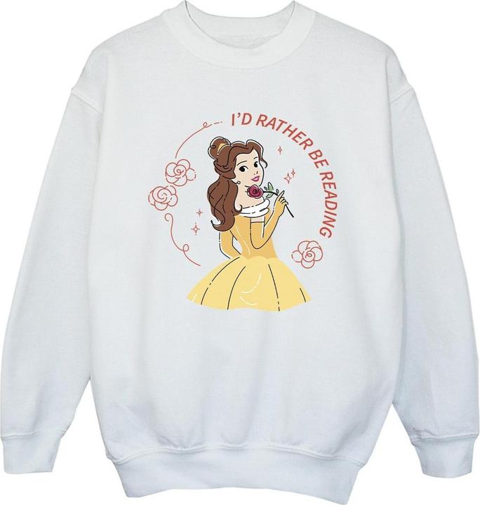 Image du produit Disney - Sweat BEAUTY AND THE BEAST I'D RATHER BE READING - Fille (116)