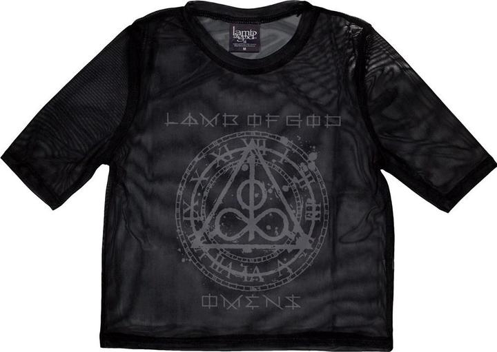 Immagine prodotto Lamb Of God Crop Top a rete Omens Clock (Donna) (M)