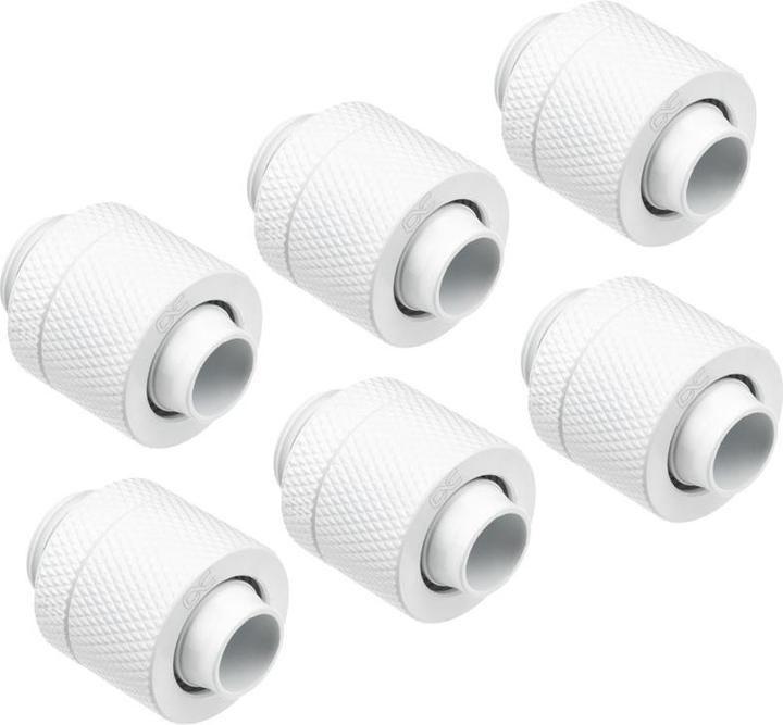 Produktbild Alphacool ANS Eiszapfen 13/10mm Anschraubt??lle G1/4 - White Sixpack