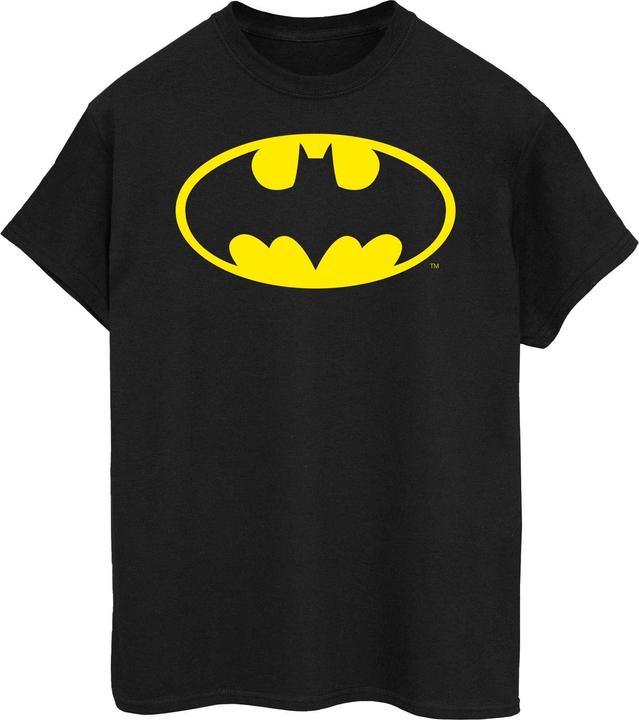 Actual product image Womens/Ladies Batman Logo Cotton Boyfriend T-Shirt (M)