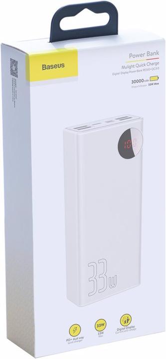Produktbild Baseus Mulight Digital Display (30000 mAh, 33 W, 111 Wh)