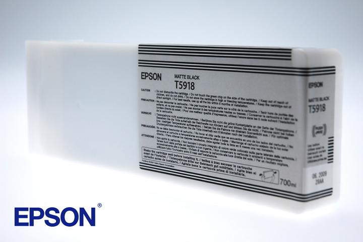 Immagine prodotto Epson T5918 Cartuccia d'inchiostro nero opaco capacità standard 700ml confezione da 1 pezzo (MBK)