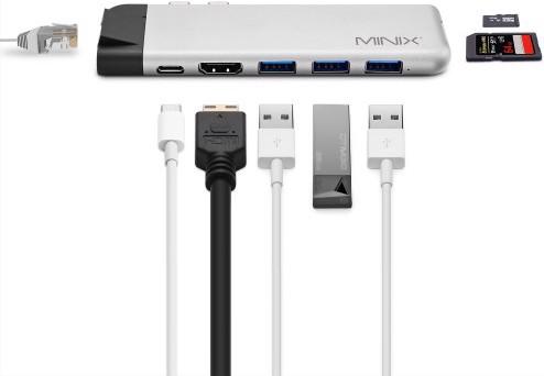 Produktbild Minix NEO C-D Pro USB-C Multiport Adapter (USB-C, USB-A)