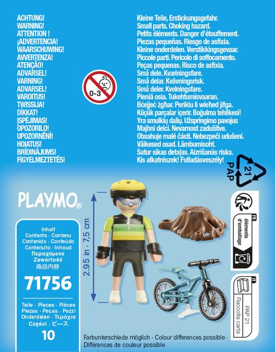 Actual product image Playmobil Mountain biker (71756, Playmobil Special Plus)