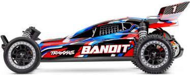 Actual product image Traxxas BUGGY BANDIT HD 1:10 2WD EP RTR RED w/USB-C Charger & Battery (RTR Ready-to-Run)
