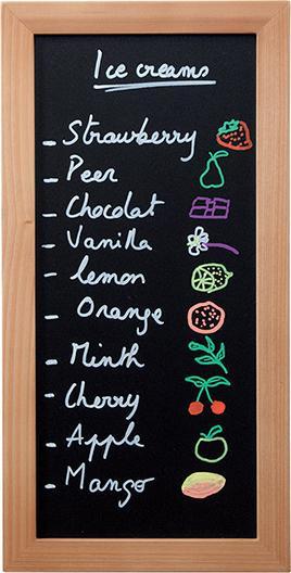 Actual product image Securit Woody (Blackboard, 20 x 40 cm)