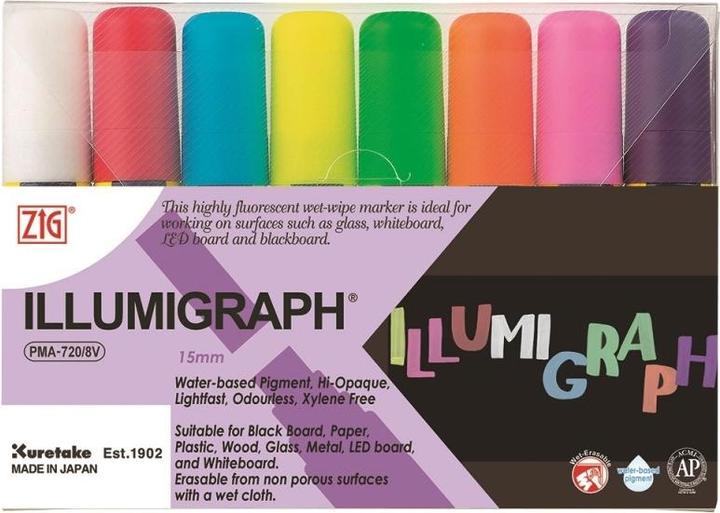 Image du produit Zig Marqueur Illumigraph 15mm 8/etui