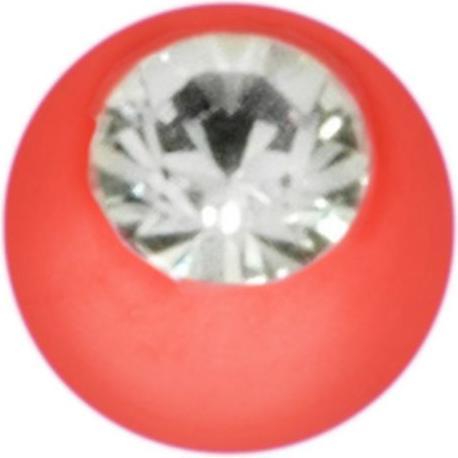 Bijouteria Piercingverschluss (Acrylglas, Kristall)